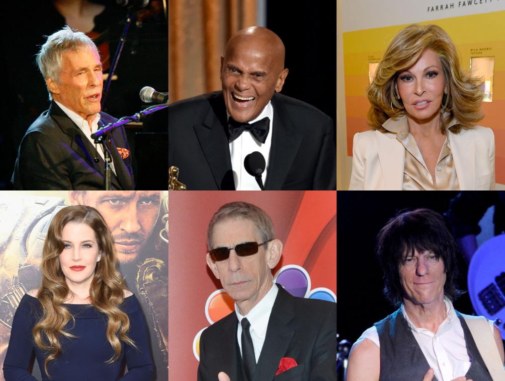 Burt Bacharach, Harry Belafonte, Raquel Welch, Lisa Marie Presley, Richard Belzer and Jeff Beck