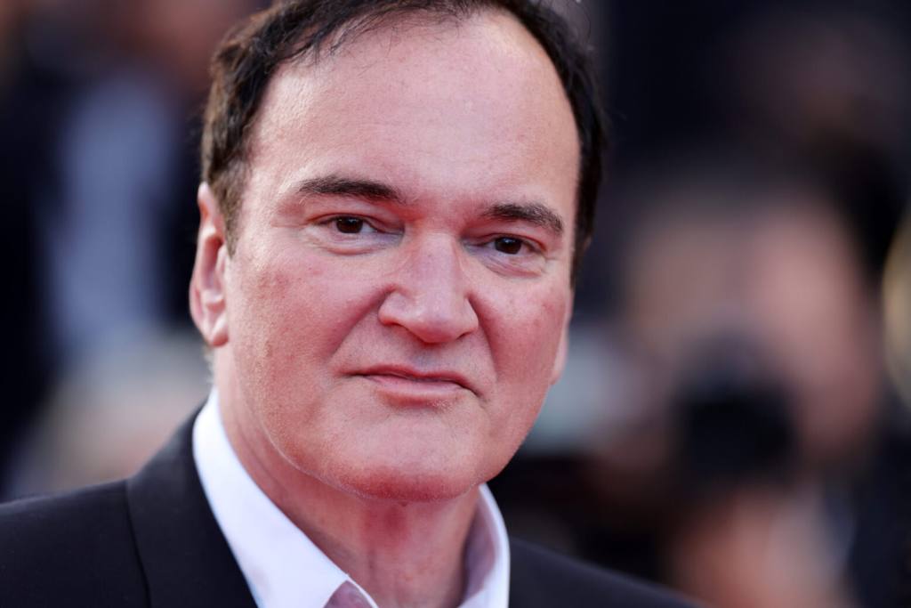 Quentin Tarantino attends the "Elemental" screening and closing ceremony red carpet during the 76th annual Cannes film festival