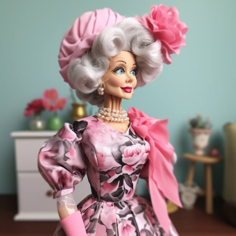 Granny Barbie using AI