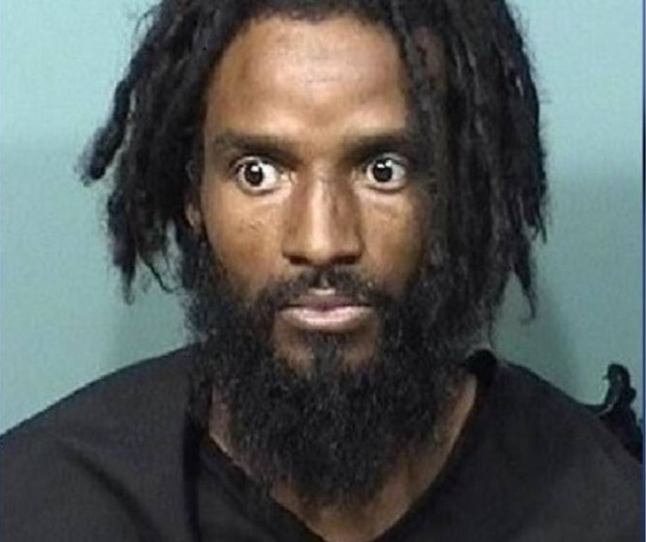 Mugshot of Daniel Jeconiah Gibbs. The Melbourne man who attempted to rob both a Wendy's and a bank.