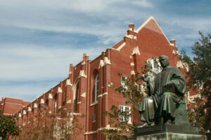 University of Florida Albert Murphree statue. Number 6 on the Top Public Colleges list.