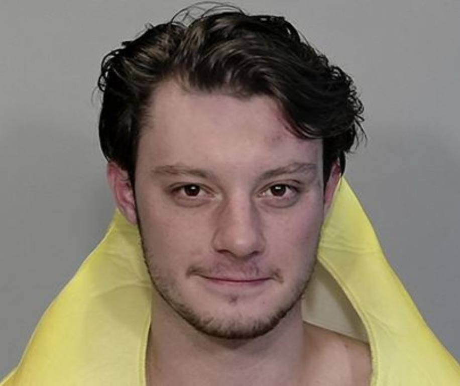 A college student dressed as a banana man attempted to escape police custody in Key West after being caught urinating on a sidewalk.