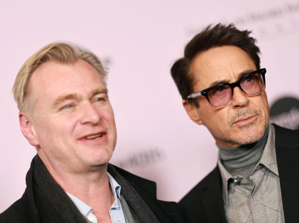 Christopher Nolan and Robert Downey Jr. attend the 2024 Sundance Film Festival Opening Night Gala: Celebrating 40 Years