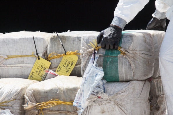 US Coast Guard Seizes 15,000 Pounds Of Cocaine From Semi-Submersible Vessel In The Carbibbean. A beachgoer in the Florida Keys stumbled upon a package containing 65 pounds of cocaine, valued at nearly $1 million dollars.