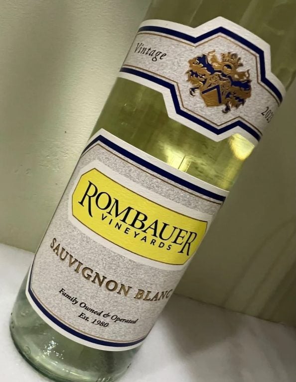 a bottle of Rombauer Vineyards Sauvignon Blanc