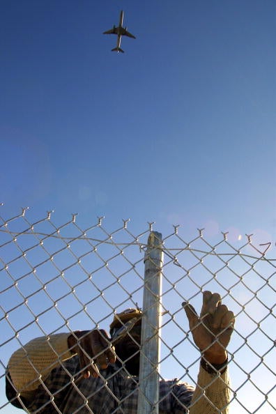 Increased Airport Security in Orlando A Tampa man was arrested for driving his car through the fence at Orlando International Airport, causing chaos on the tarmac before being tackled by an airport employee.