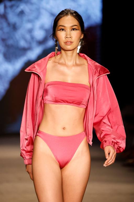 A model walks the runway for SHAN Fashion Show during Paraiso Miami Swim Week at The Paraiso Tent on May 31, 2024 in Miami Beach, Florida. (Photo by Frazer Harrison/Getty Images for Paraiso Miami Beach)