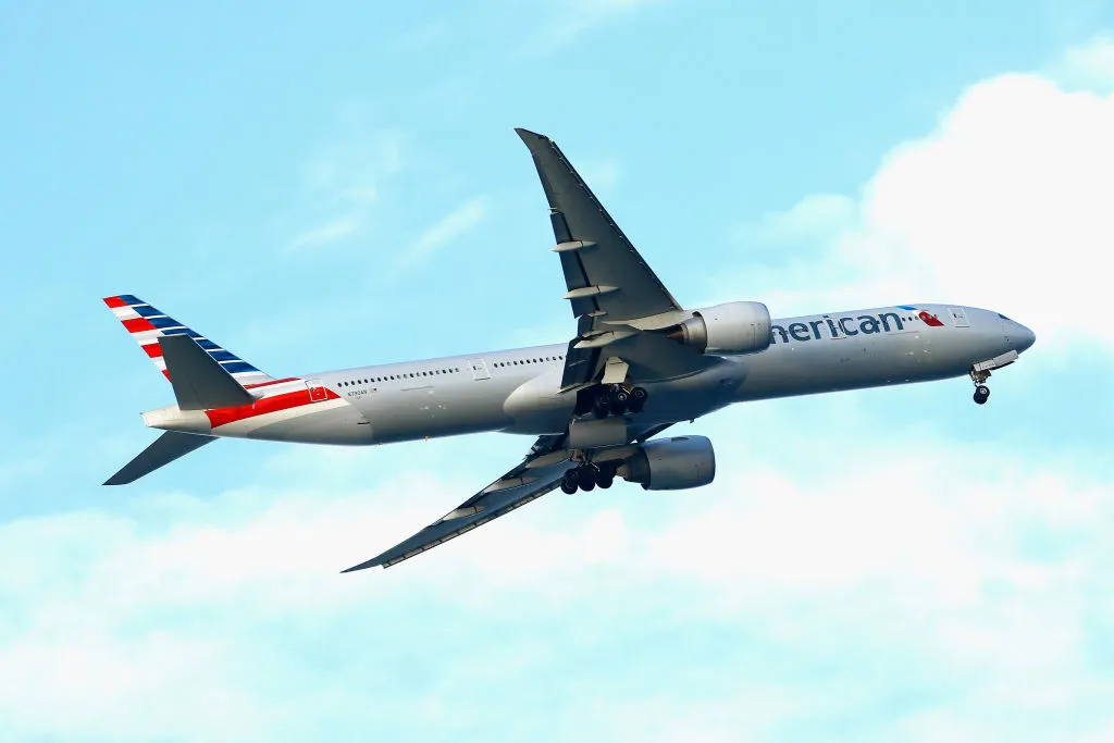 An American Airlines jet