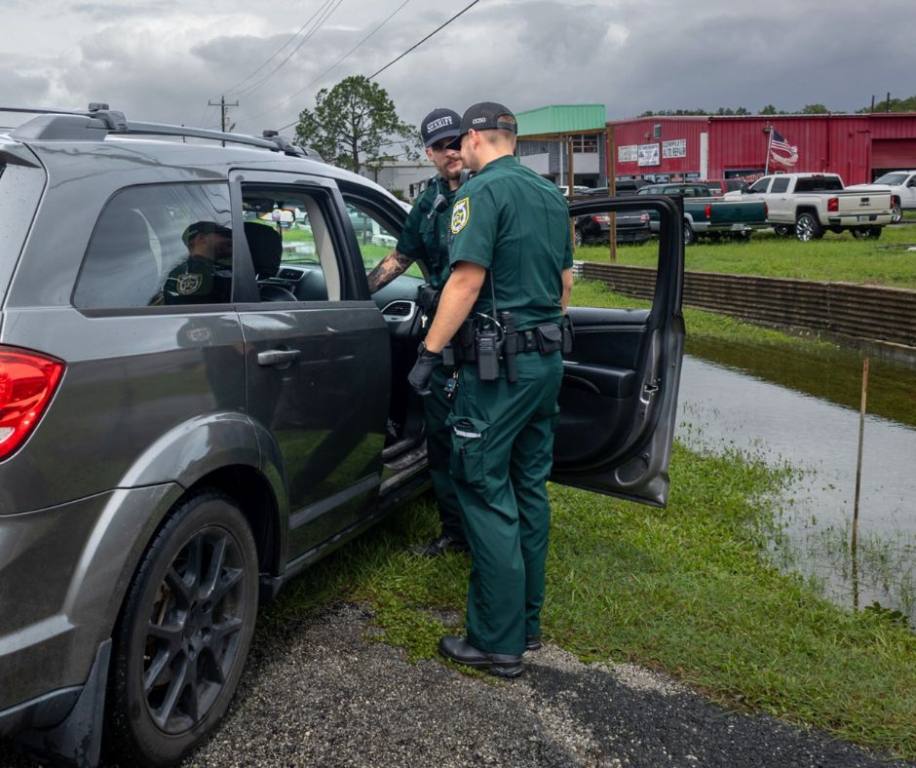 A Florida Drunk Driver was arrested during Hurricane Debby after being caught driving erratically with open alcohol containers.