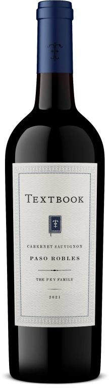 Bottle of 2021 Textbook Cabernet-Sauvignon