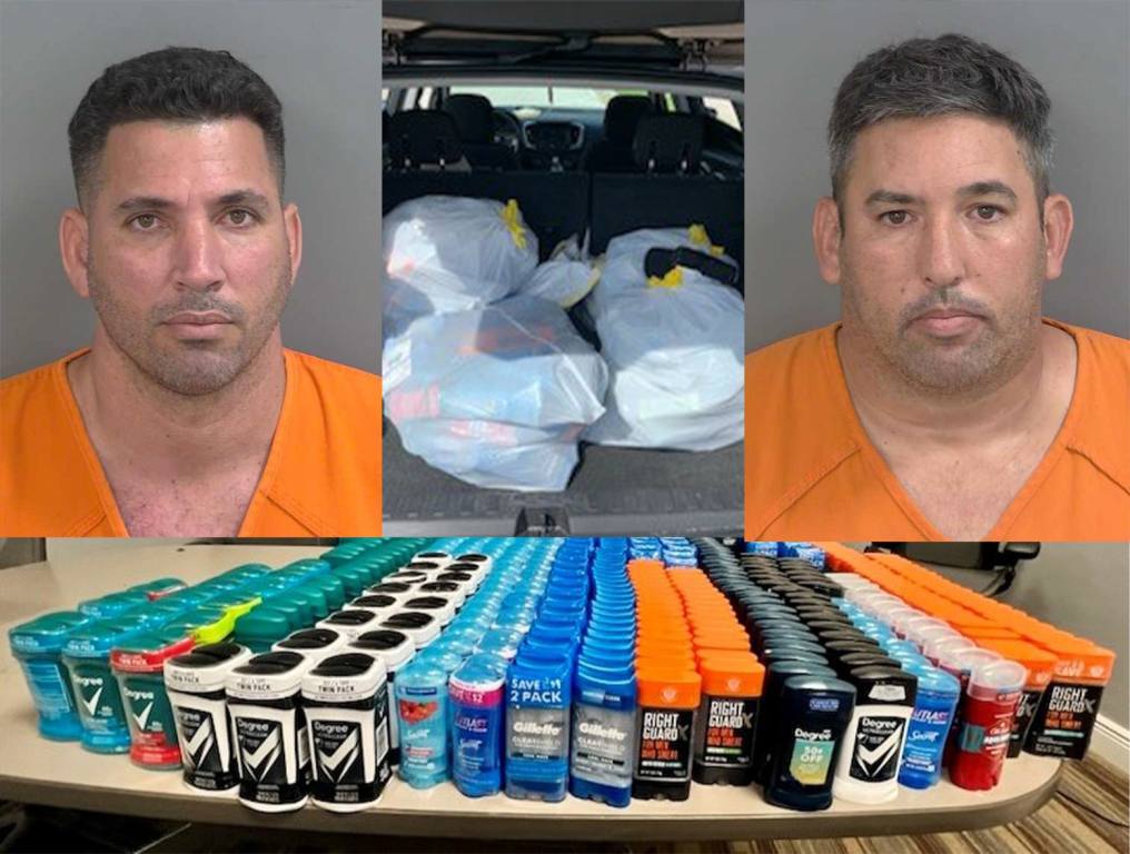 Busted In Naples With 400 Deodorant Sticks