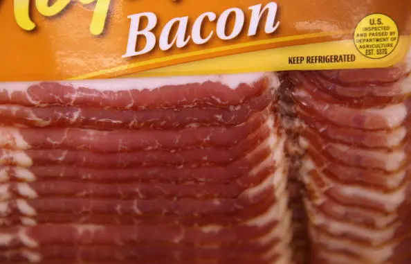 Pork Belly Shortage Drives Price Up Bacon Up. Meanwhile... A Miami man was arrested after stealing a trailer filled with $100,000 worth of frozen bacon, thanks to surveillance footage and a license plate reader that led police to his location.