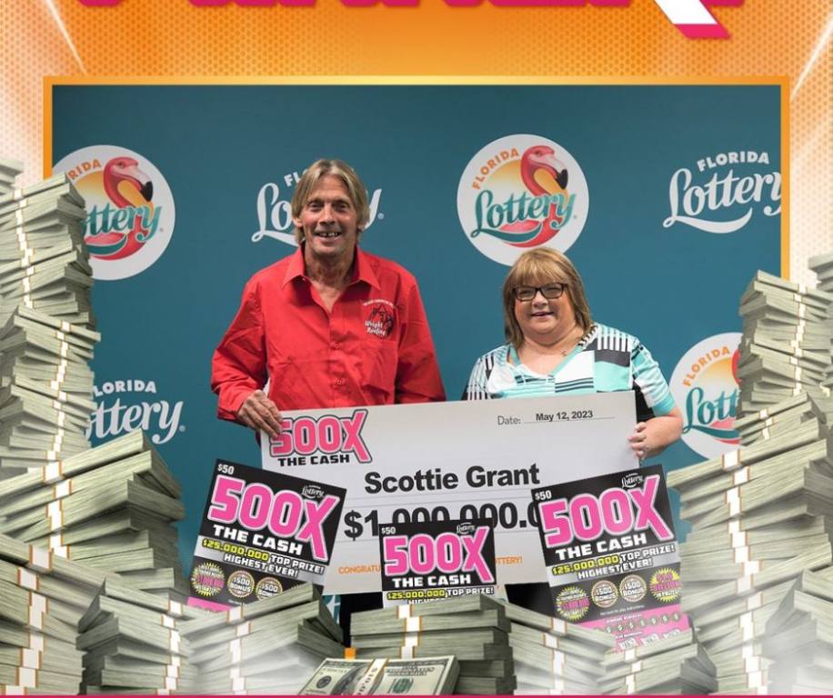 Florida Lottery Player Scottie Grant Defies Odds and Wins $1 Million ...