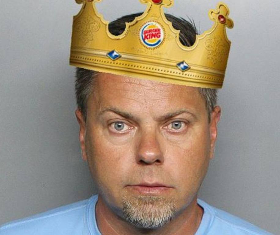 A car burglar Dubbed the "Burger King Bandit" was caught after fleeing the scene and leaving behind his Burger King order.