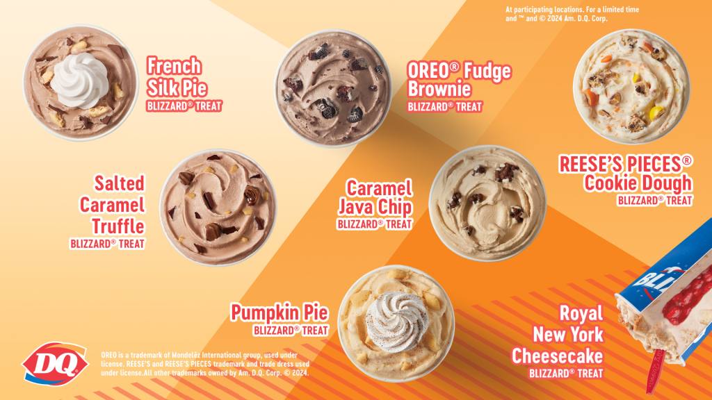 New Dairy Queen Blizzard flavors for fall