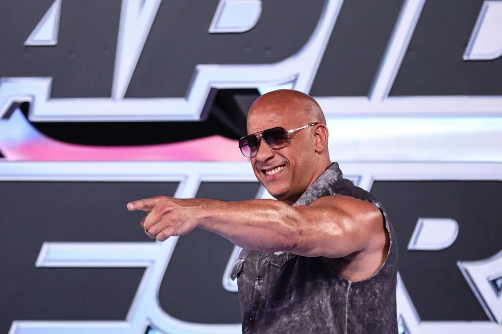 Vin Diesel attends the red carpet for the Mexico City premiere of "Fast X" at Plaza Toreo Parque Central on May 15, 2023 in Naucalpan de Juarez, Mexico. (Photo by Manuel Velasquez/Getty Images)