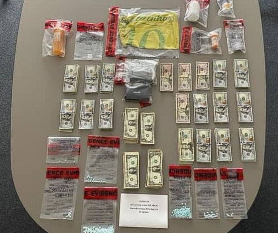 Cops busted two Florida Fentanyl dealers across from a park, seizing enough dope to kill 17,000 people and a hefty stack of cash.