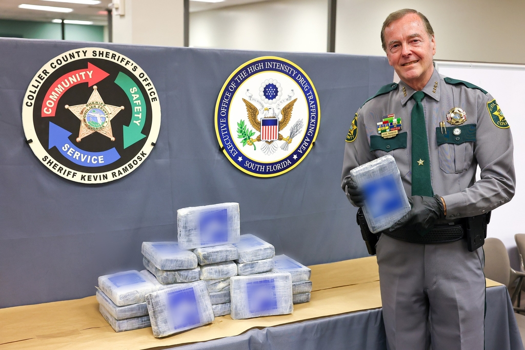 Collier County Sheriff's Office with cocaine