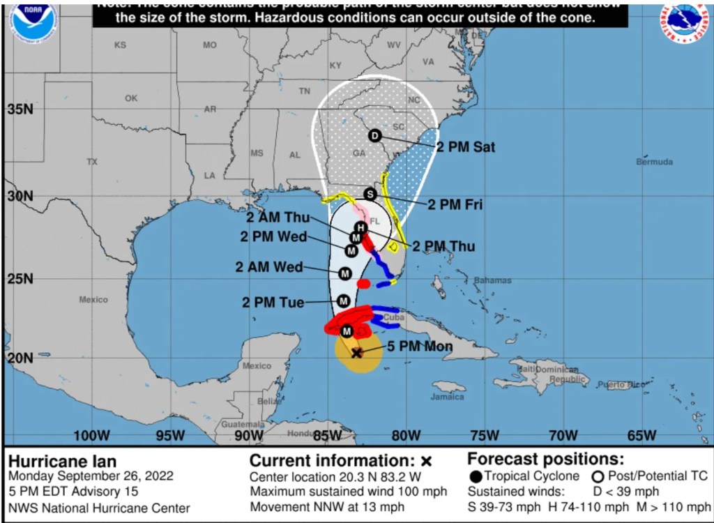 Hurricane ian 9 26